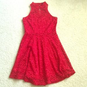 Red Halter Dress-Medium
